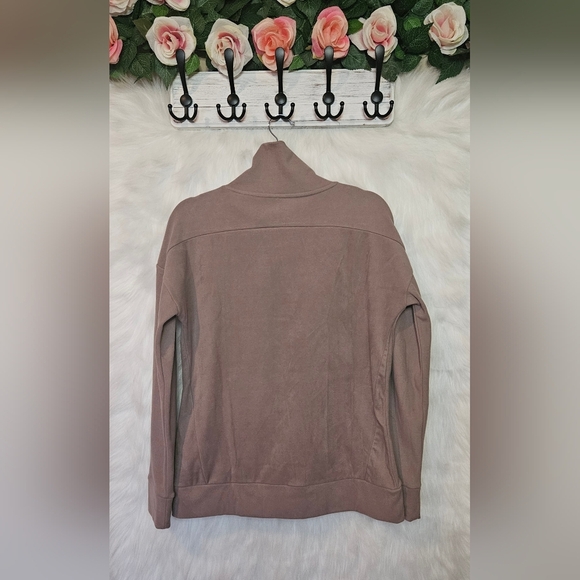 Mondetta Classic Ultra Soft Cowl Neck Zip Sweater (NWOT) - Picture 3 of 7